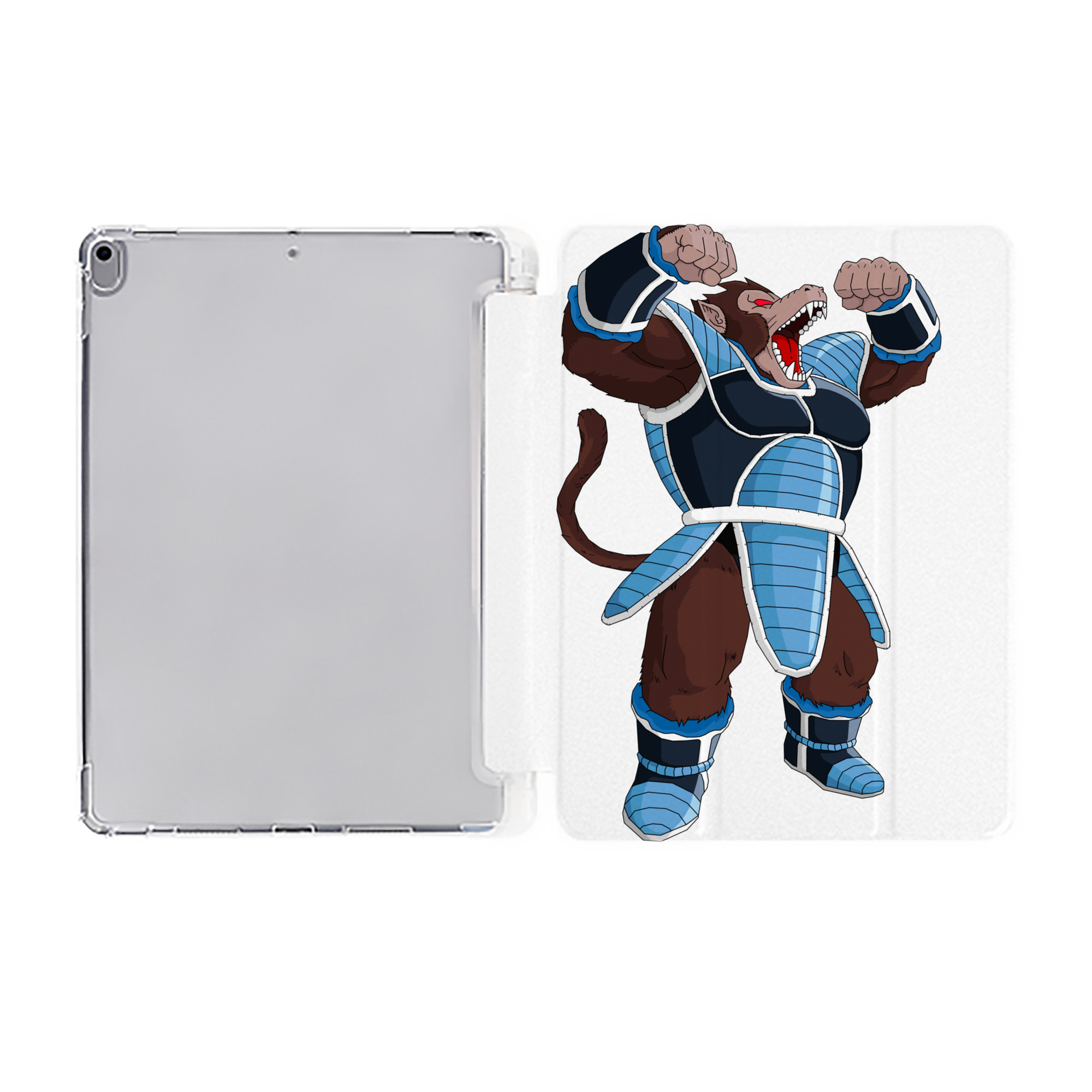 （画像用） ドラゴンボール DRAGON BALL IPad ケース ペン収納付き 三つ折りスタンド PUレザー×シリコン 対応機種9.5/10.5/10.9インチ